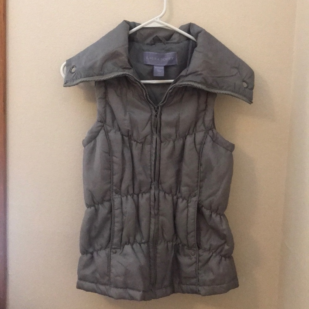 Laura Scott Grey Vest